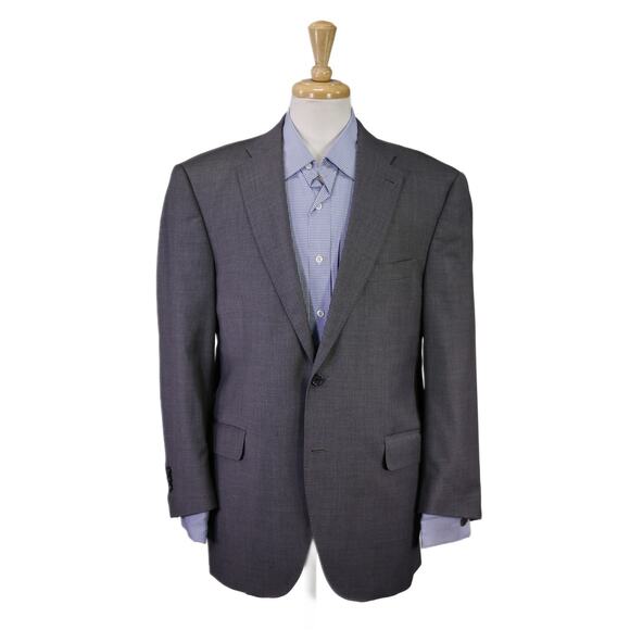 Peter Millar Men's Solid Gray 2-Btn Wool Blazer Jacket 41R - Picture 1 of 12